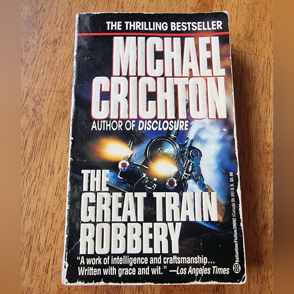 The Great Train Robbery by Michael Crichton Paperback Book 1994